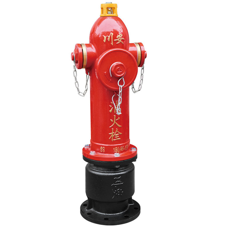 Pillar Water Stand Pipe Landing Valve Fire Hydrant With Cap Chains