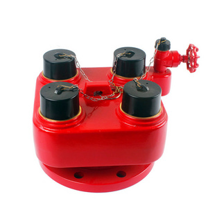 CA Fire  2 Way  4 Way Ductile Iron Breeching Inlet Valve