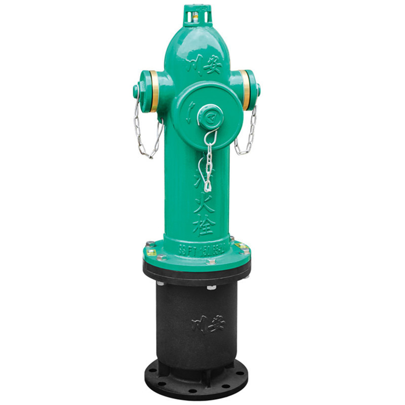 Pillar Water Stand Pipe Landing Valve Fire Hydrant With Cap Chains