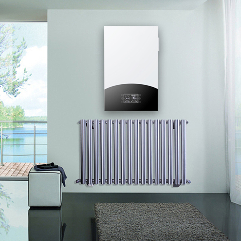 Low electric consumption 12KW electrical combi central heating boiler for domestic hot water and radiator