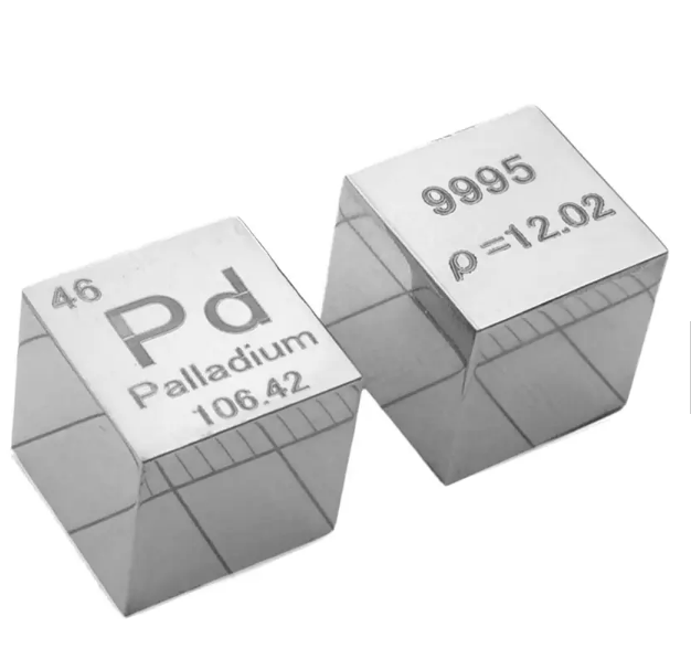 High Purity 99.95% Palladium Metal Ingot/Cube Periodic Table Elements Cube Metals & Metal Products