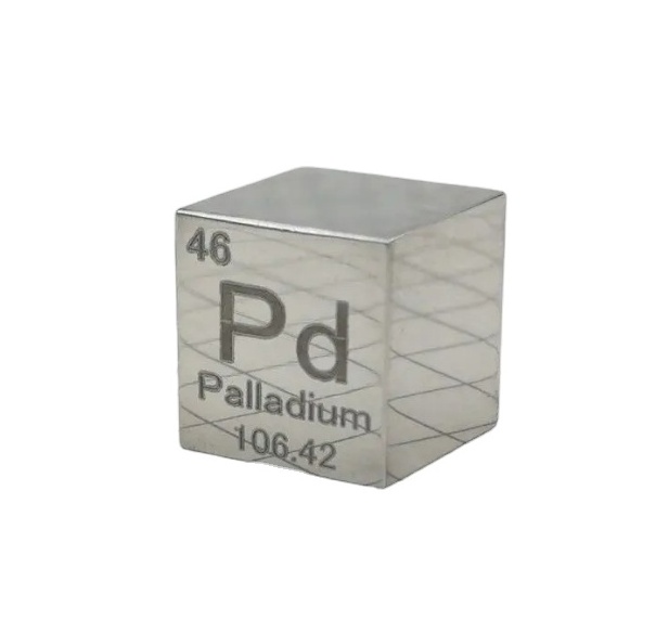 High Purity Palladium ingot/cube, Palladium metal, Palladium Cube Periodic Table Of Elements Cube (Pd 99.95%)