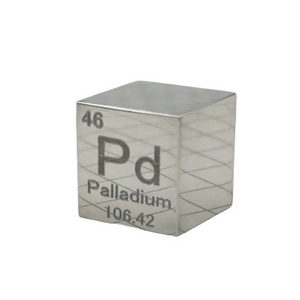 High Purity Palladium ingot/cube, Palladium metal, Palladium Cube Periodic Table Of Elements Cube (Pd 99.95%)