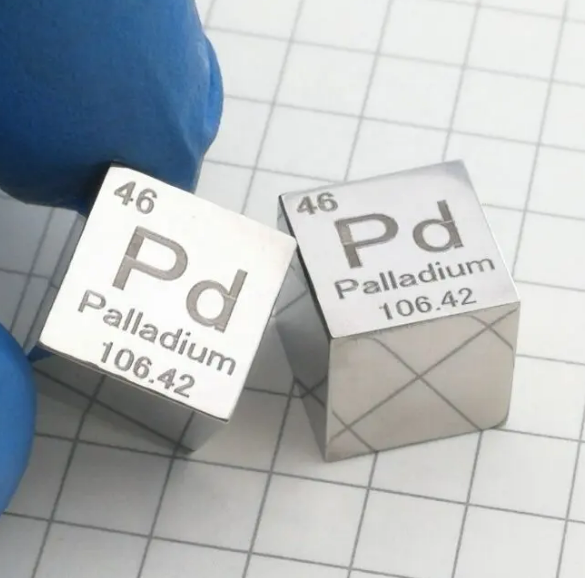 High Purity 99.95% Palladium Metal Ingot/Cube Periodic Table Elements Cube Metals & Metal Products