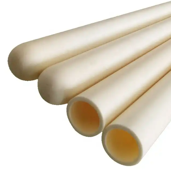 99% Al2O3 Alumina Ceramic protection tube insulating ceramic tube