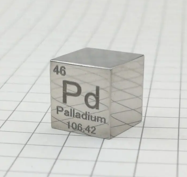 High Purity 99.95% Palladium Metal Ingot/Cube Periodic Table Elements Cube Metals & Metal Products