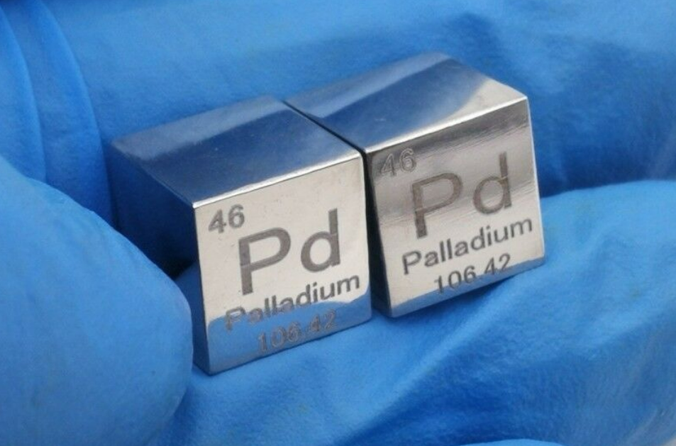 High Purity 99.95% Palladium Metal Ingot/Cube Periodic Table Elements Cube Metals & Metal Products