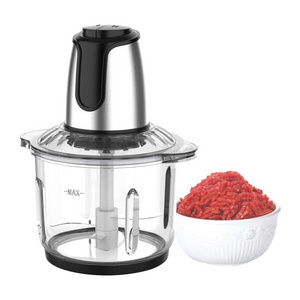 electric multi purpose multifunction mini glass yam pounder kitchen chopper machine food processor with meat grinder