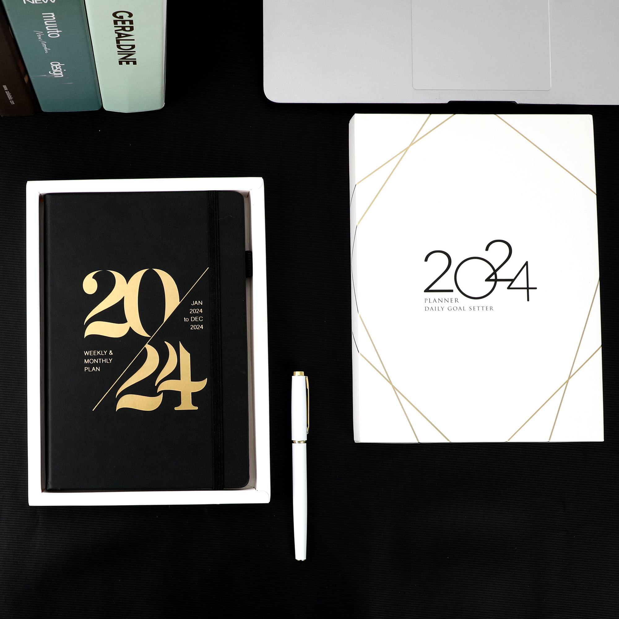 Custom 2025 planner habit tracker custom stationery A5 notebook  stationary gift sets journal manufacturers