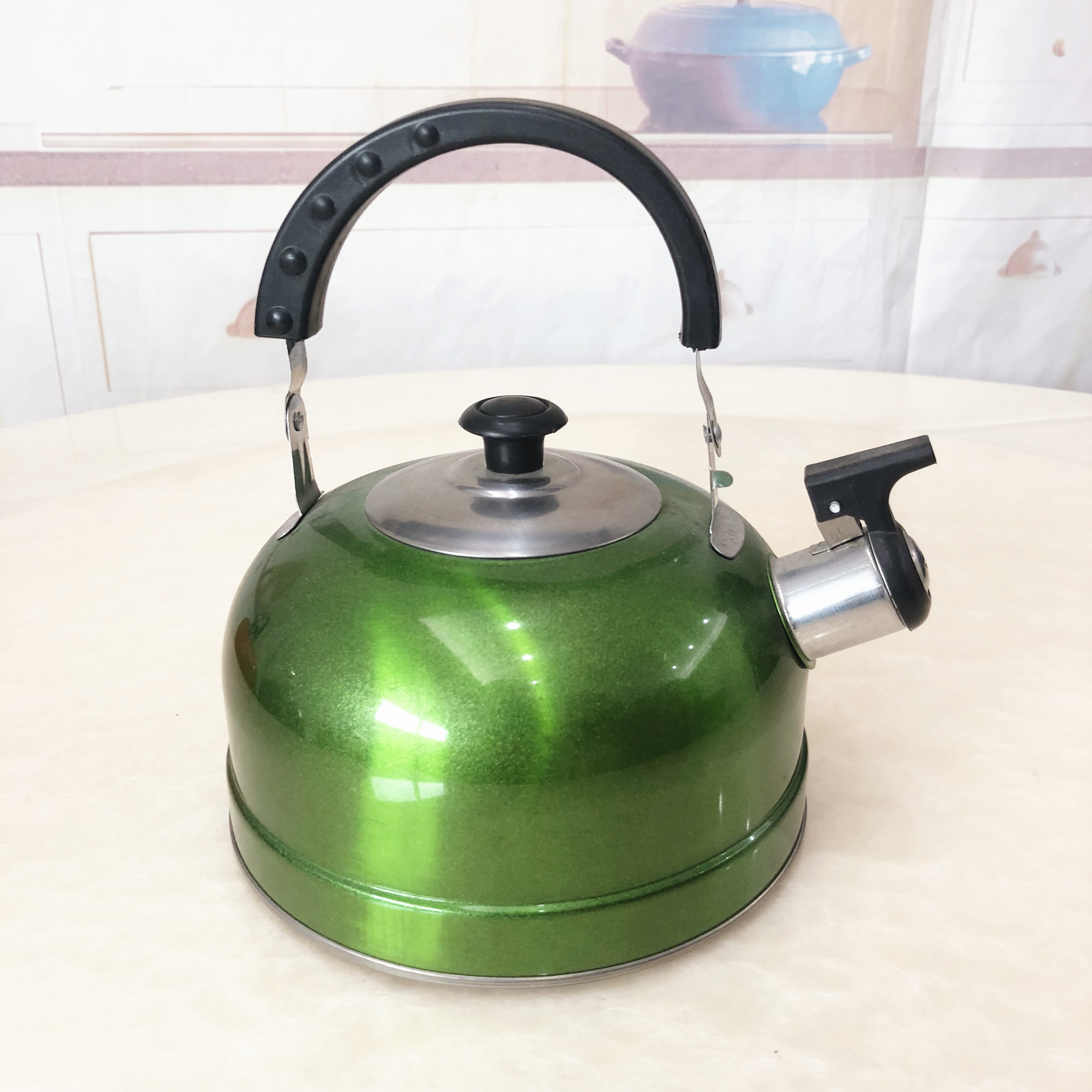 Promotional gift item whistle kettle stainless steel water tea kettle