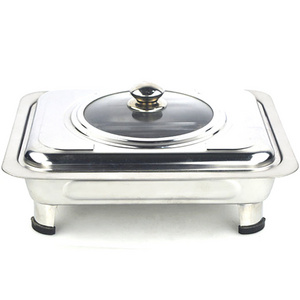 Cheap Price Of Hotel Kitchen Equipment Stainless Steel Chafing Dish Tray For Buffet Serving