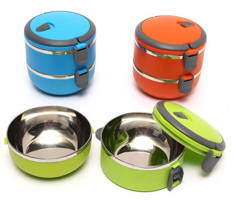 Portable Stainless Steel Bento Lunch Box Thermal Insulation Lunch Box