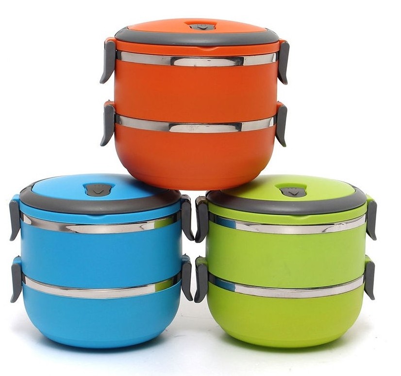 Portable Stainless Steel Bento Lunch Box Thermal Insulation Lunch Box