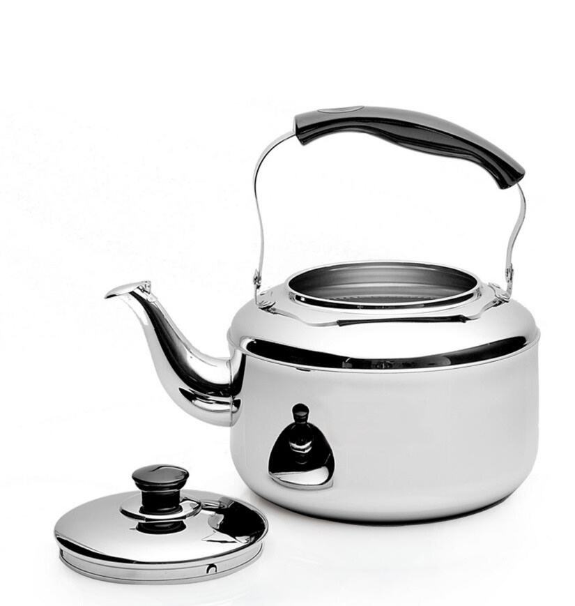 Africa hot sale whistling stainless steel water kettles with bakelite handle