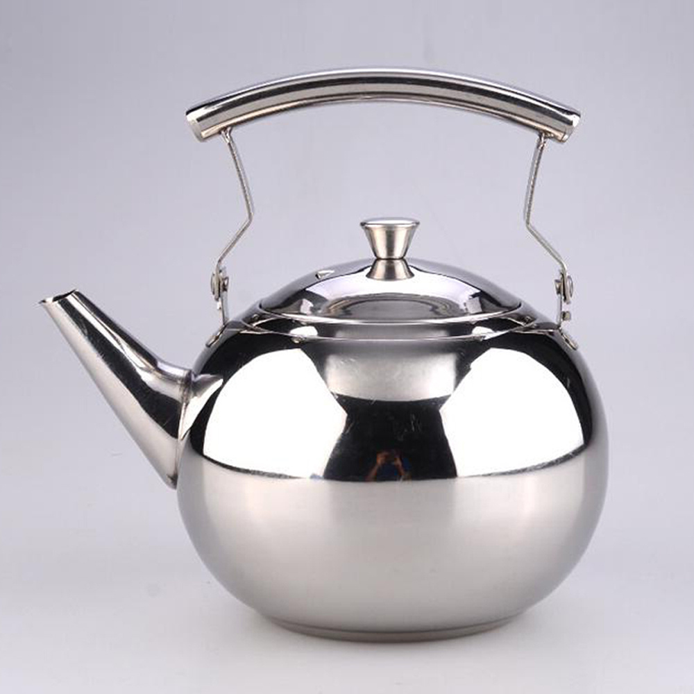 Factory price 1L and 1.5L Stainless Steel Water Tea Coffee Pot with Infuser Strainer Teapot