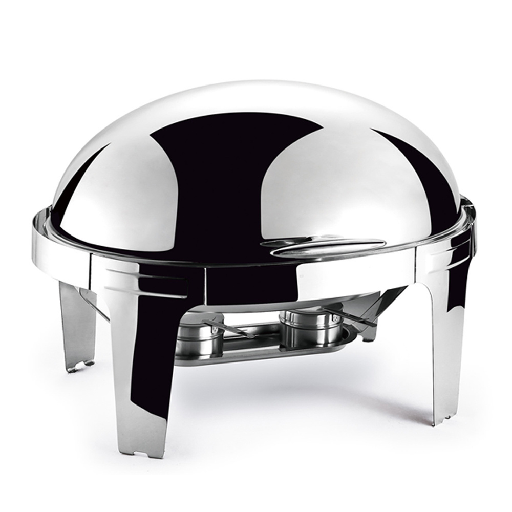 Stainless steel chaffing dishes high quality oval roll top chafing dish