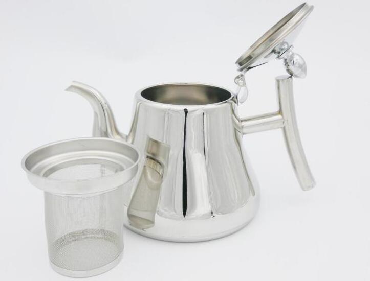 Factory price Stainless Steel Water Tea Pot with Infuser Strainer Teapot