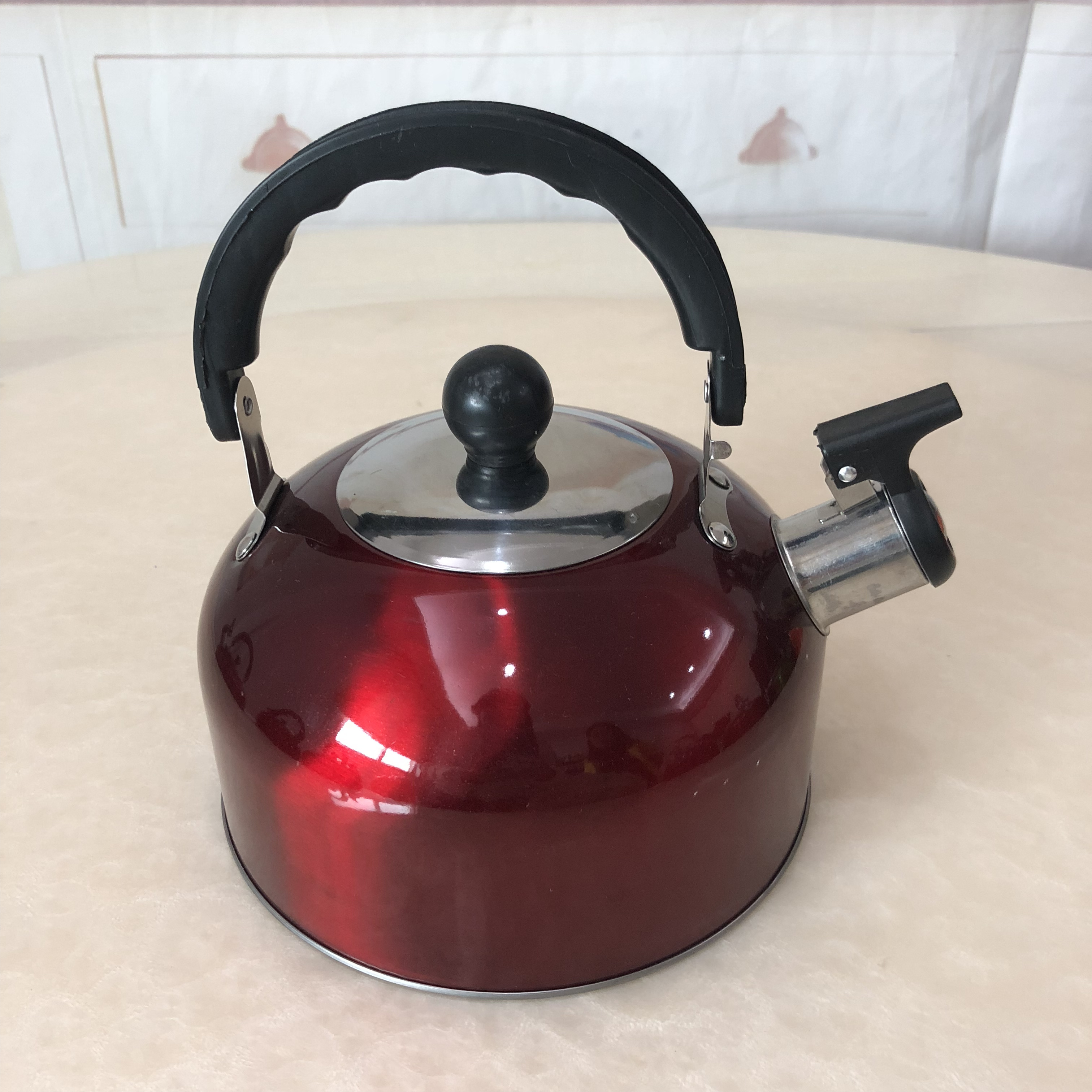 Promotional gift item whistle kettle stainless steel water tea kettle