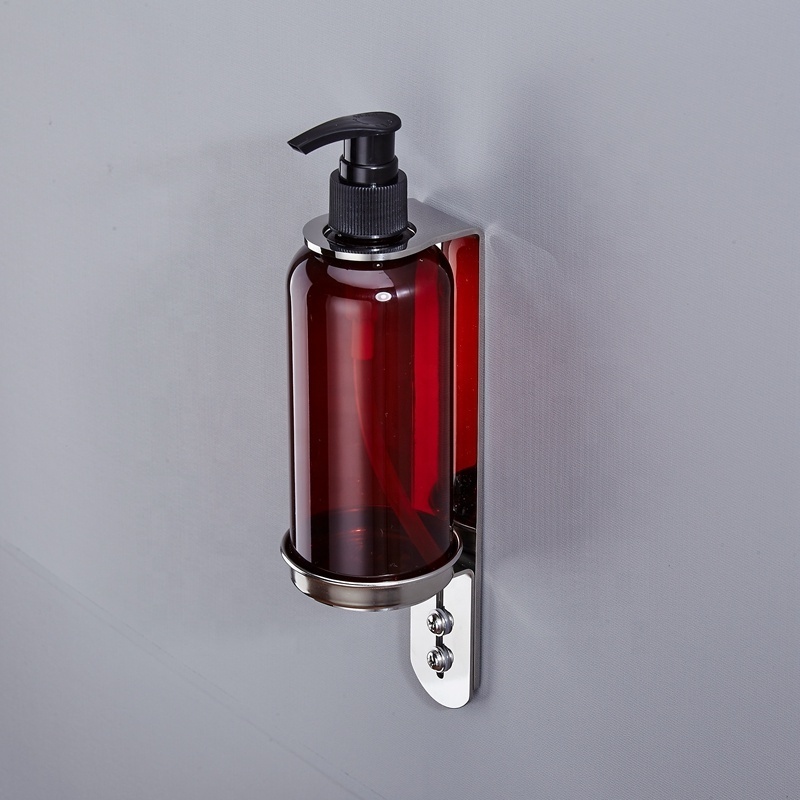 HF Hotel Stainless Steel Wall Mounted 300ml  Shampoo Liquid Soap Bottle Dispenser