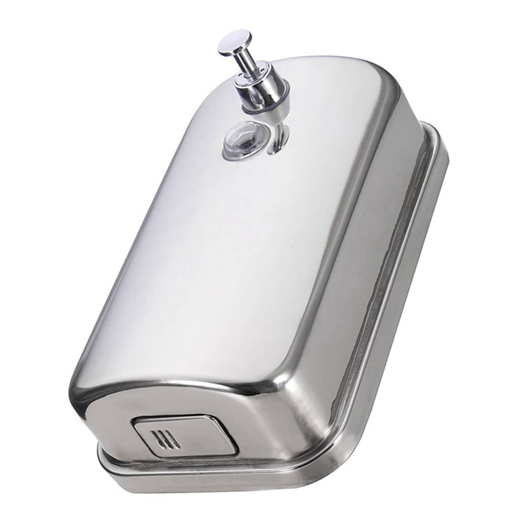 1000ML 36oZ SUS304 Stainless Steel Wall Mounted Hand Soap Dispenser Shampoo Dispenser for Bathroom Kitchen Marketplace Hotel