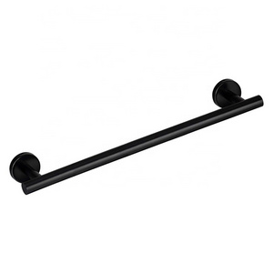 60cm 24 inches Single Towel Rail Bathroom Accessories Towel Bar Matte Black Stainless Steel Bath Towel Rack