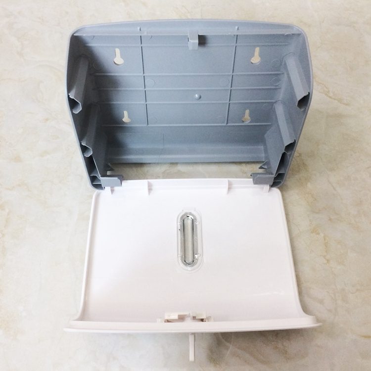 Wall Mounted Lockable ABS Plastic Waterproof Commercial Washroom Hand Paper Towel Dispenser Bathroom Napkin Tissue Holder Box