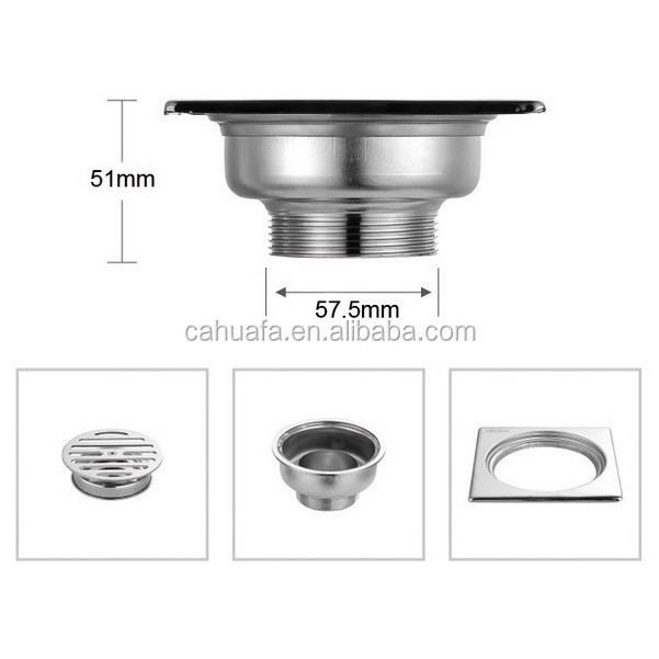 5-inches Heavy Duty SUS304 Floor Trap