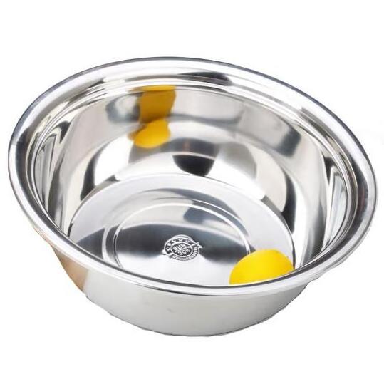 Hot Selling Wholesale Dough Bowl Korean Kitchen Commercial Eco Mixing Bowl Stainless Steel Metal Salad Bowl