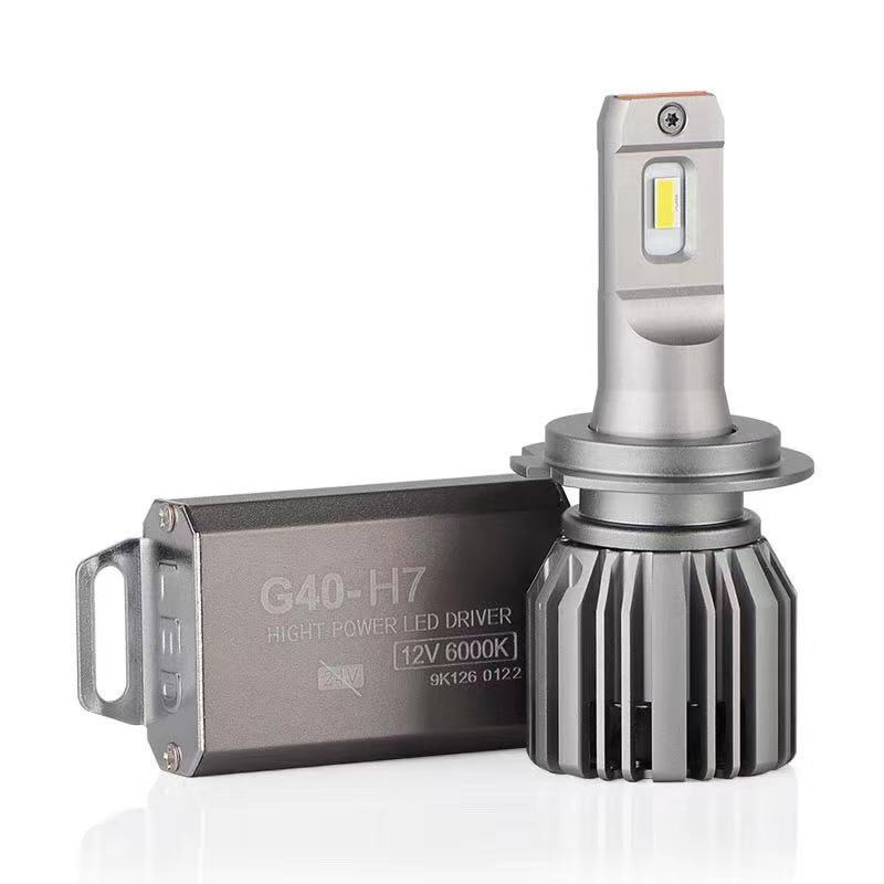 A80  G40 led h7 h4 headlight bulbs lamp h11 9005 hb3 9006 hb4 6000lm 6000k smart car eye lamp fog light 12v led