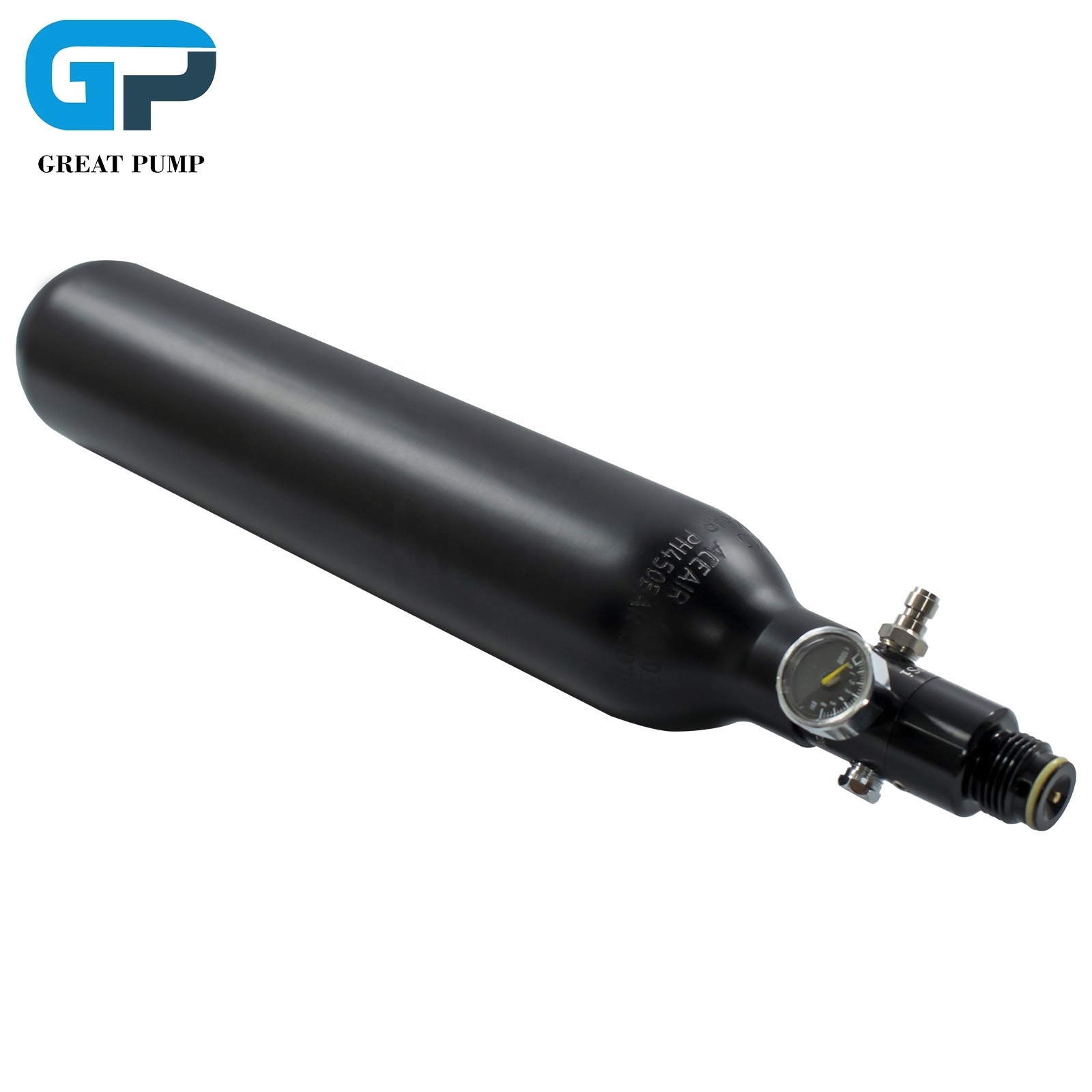 Mini 30Ci 0.5L HPA Flat/Round Bottom 3000psi 200bar Aluminum Cylinder 5/8-18UNF Paintball Tanks