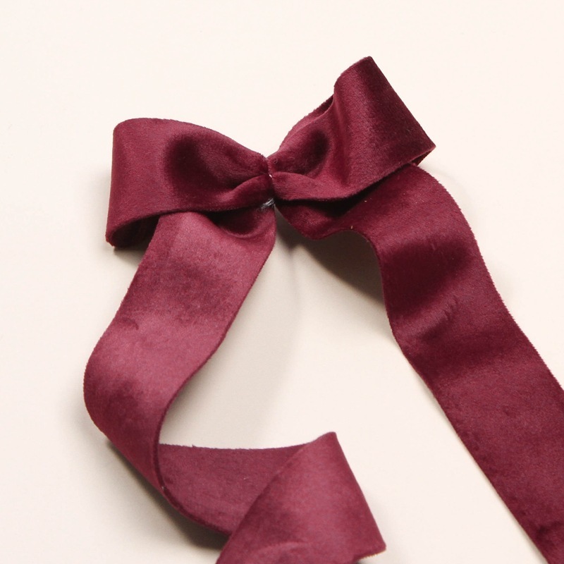 Double-sided Soft Chenille Ribbon