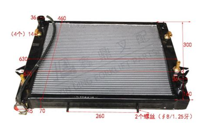 Forklift parts radiator used for model FD2030(S4S) FG20-30(K21) with 91E01-00010