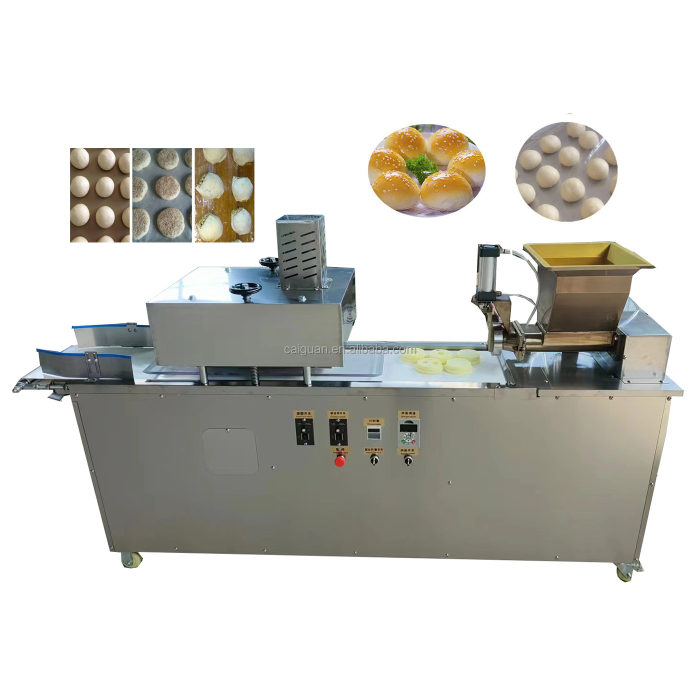 100-300kg/h Bakery Dough Divider Rounder Machine Roller Small Dough Balls Maker Machine Cookie Dough Cutting Machine Price