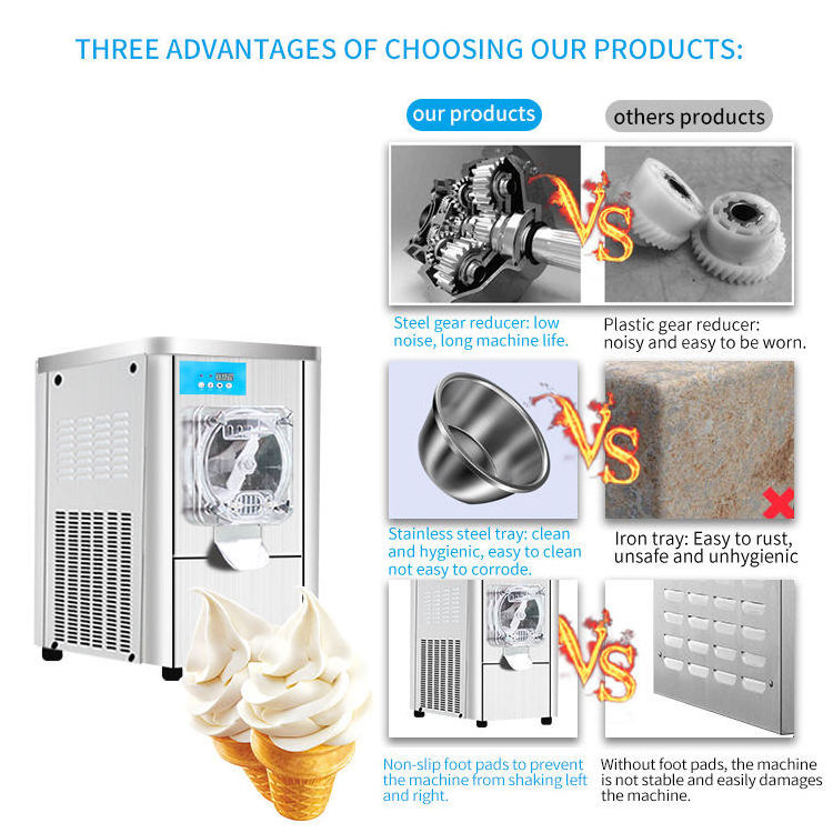 Frozen snack machines hard mini ice cream machine used