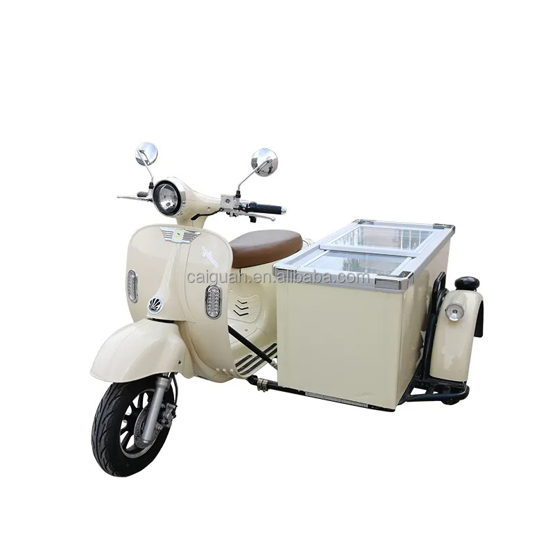 Moped Electric Scooters Motorcycle for Shop Market Party Ice Cream Vending Use Electric Motor Bike Street Food Cart