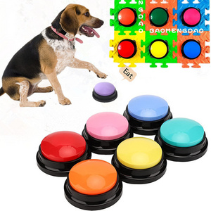 Easy Push Recording Dog Talking Buttons Training Dog Buttons for Communication