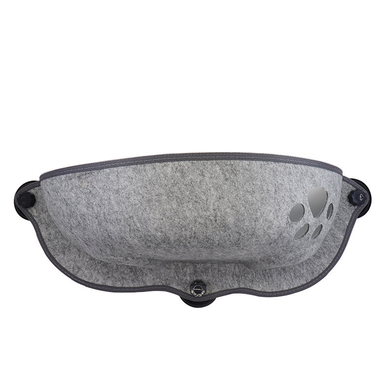 Pet Window Cat Beds Powerful Sucker Hammock Removable Indoor Hanging On The Pet Perch Felt With Suction Cup Cats Window Bed