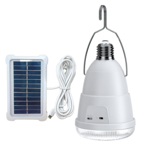 2023CH-3630 LED Emergency Blub E27 28W With hook and solar panel Outdoor Indoor LED Bulb Lamp Home Lighting Solar Emergency Bulb