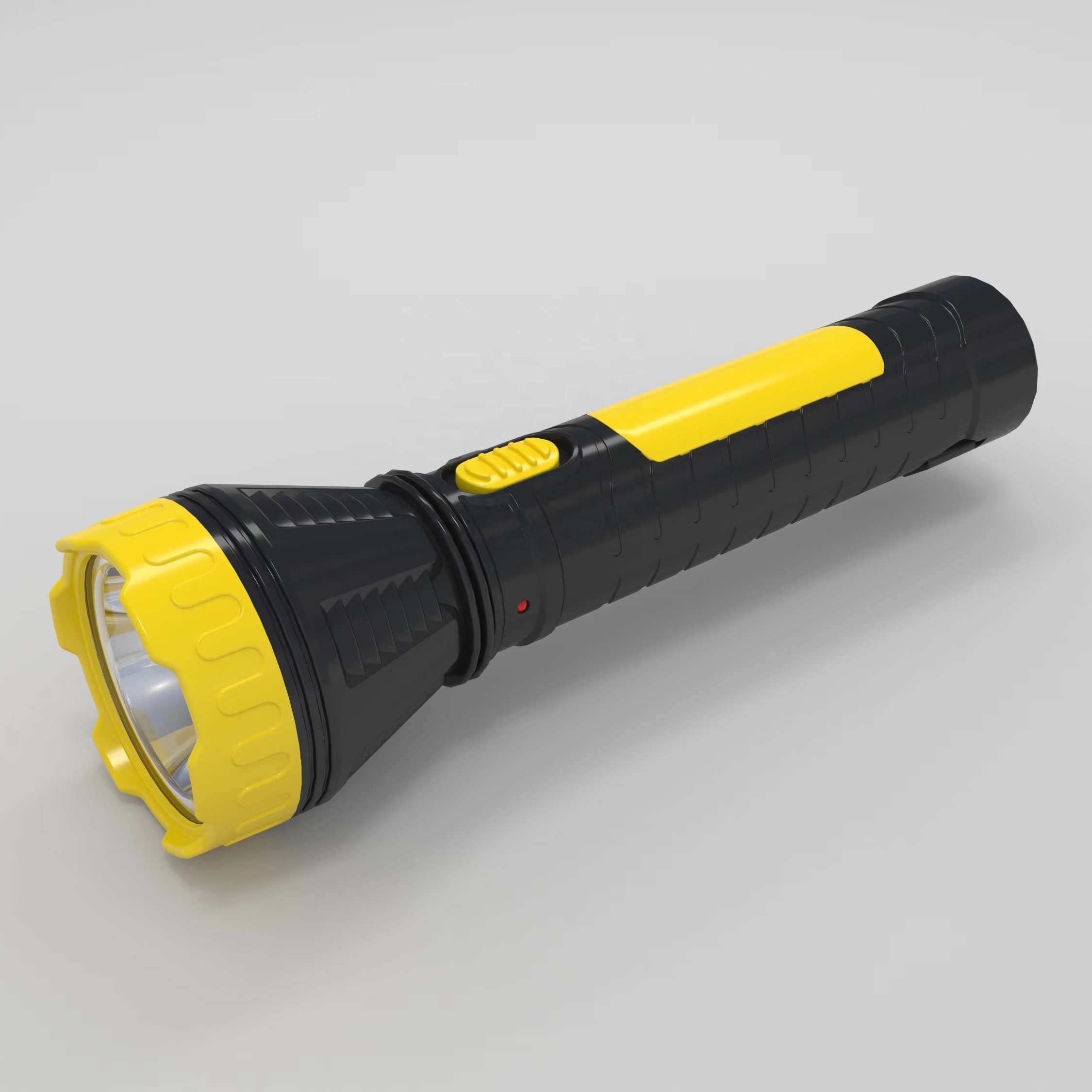 2023 CH-8811Outdoor rechargeable battery portable plastic LED flashlight Brazilian socket plug Foldable plug flashlight