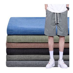 china fabric market wholesale 140gsm 92 polyester 8 spandex sport fabric for Quick drying pants