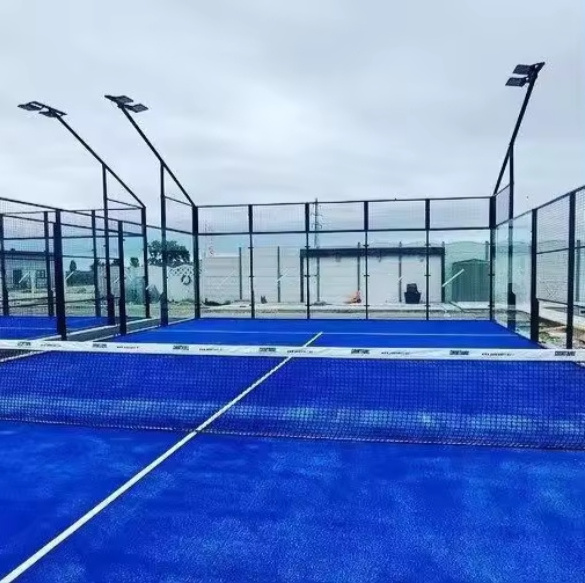 Wholesale Hot Sell 8 Pcs Led Light Portable Paddle Tennis Court For Sale