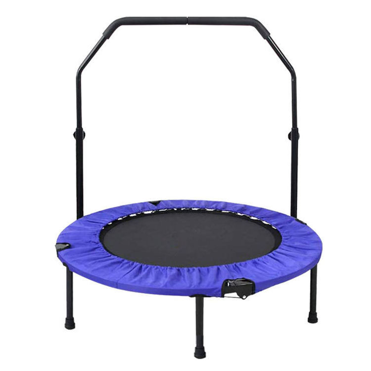 Cheap  Indoor Fitness Adults Safety Round Jumping Bed Trampoline