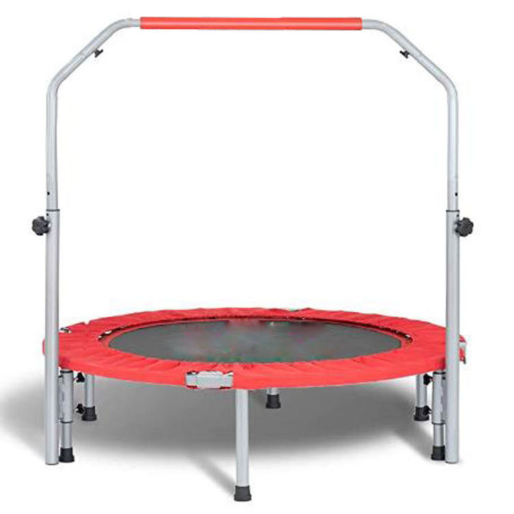 Cheap  Indoor Fitness Adults Safety Round Jumping Bed Trampoline