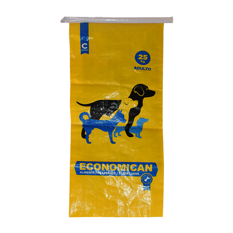 Bopp laminated polypropylene sack 25kg 50kg packing cat dog food pp woven bag for animal feed