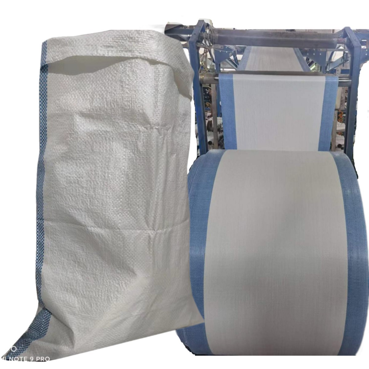 Food Grade Material Customized PE Laminated Woven Polypropylene Sack Safe Plastic Handle Cat Pet Litter Sand Bag