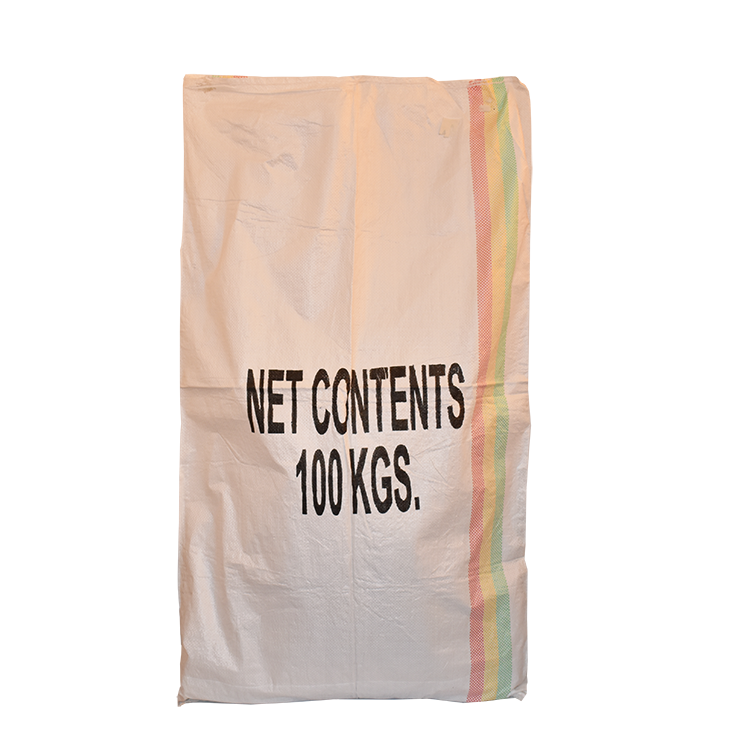 White plastic cement bags 50kg PP woven bag manufacturers