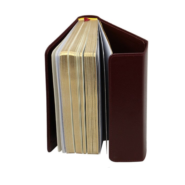 Professional New King James Leather Cover Thread Stitching Bible