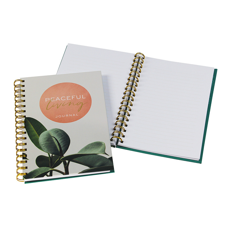 Notebook Manufacturer Custom Hardcover Spiral Bound Daily Weekly Planner Diary Journal Printing