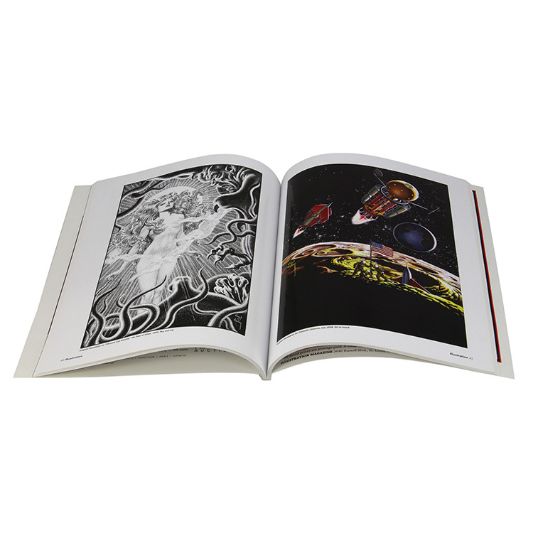 Custom Perfect Binding Softcover Comic Book Manga Printing Service with High Quality