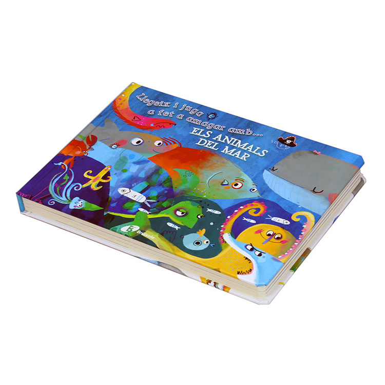 Custom Kid Friendly English Comic Pop-Up Books Printing